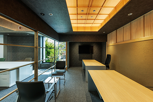 HD神戸ビル｜平岡建築デザイン｜オフィス設計｜大阪｜オフィスデザイン｜建築家｜おしゃれ｜設計｜役員室｜内装｜神戸｜和風｜
